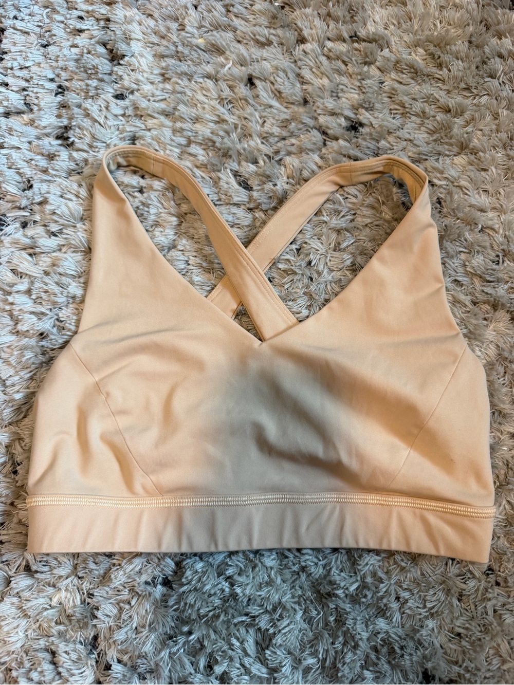 Lululemon Nude Cross-Back Bralette - Women Intimates
